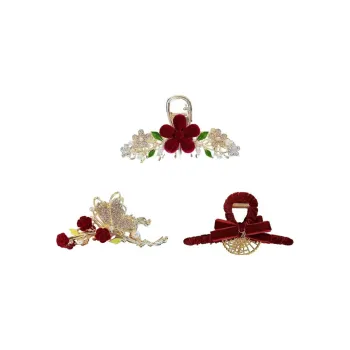 Enchanting Cat Alloy Hair Clips Women's