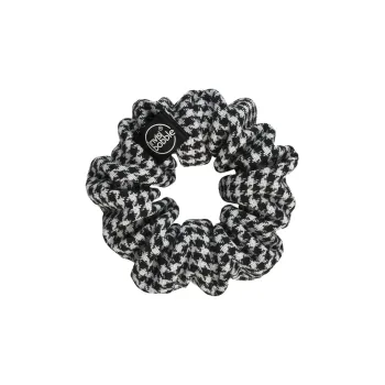 Invisibobble Black And White Plaid Vintage Inspired Donut Chanel Inspired Hair Tie Unisex