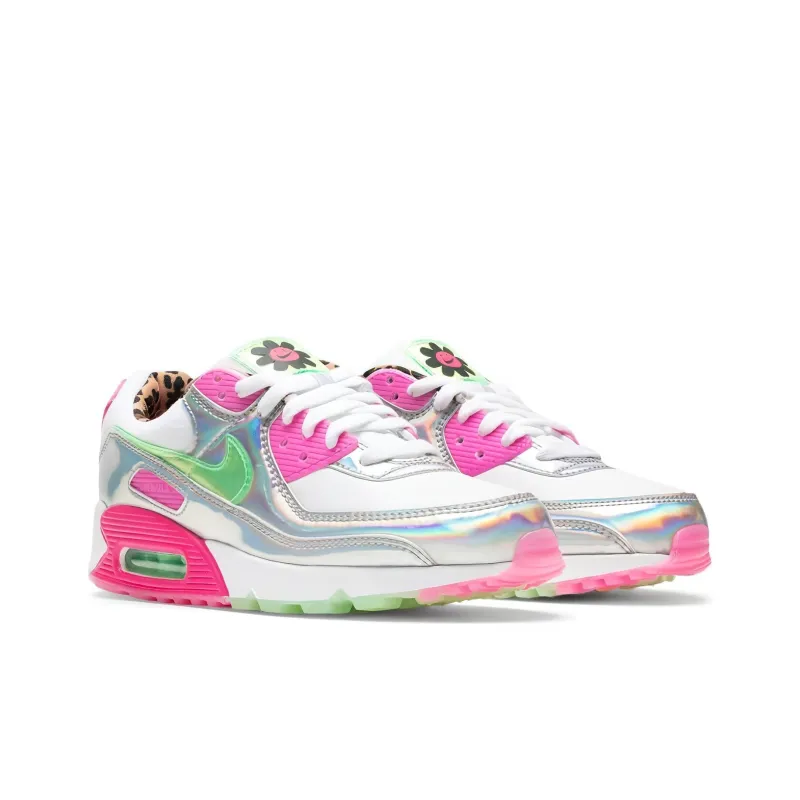 Nike Air Max 90 Lx Daisy Leopard Iridescent Women's-3