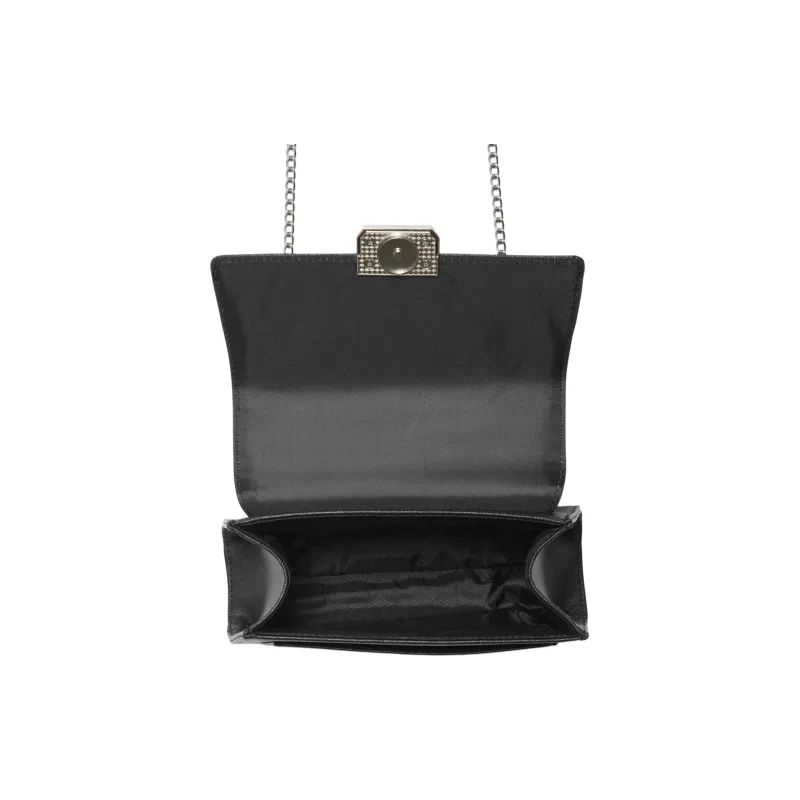 GUESS Metal Handbag Shoulder Bag Crossbody Bag Mini Women's Black-2