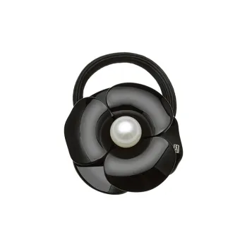 ALEXANDRE DE PARIS Mythical Camellia Collection Ponytail Hair Tie Women's