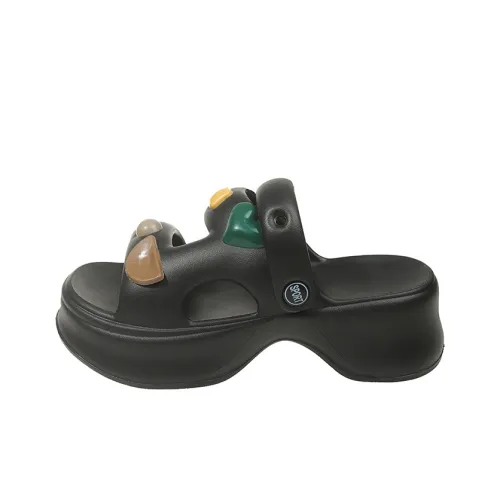 XMISTUO EVA Cut Out Quiet Slide Slippers Women's