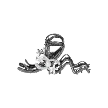 KINGFOCUS Alloy Hair Clips Women's Black
