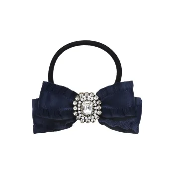 ROYALSASA Polyester Faux Crystal Hair Tie Women's