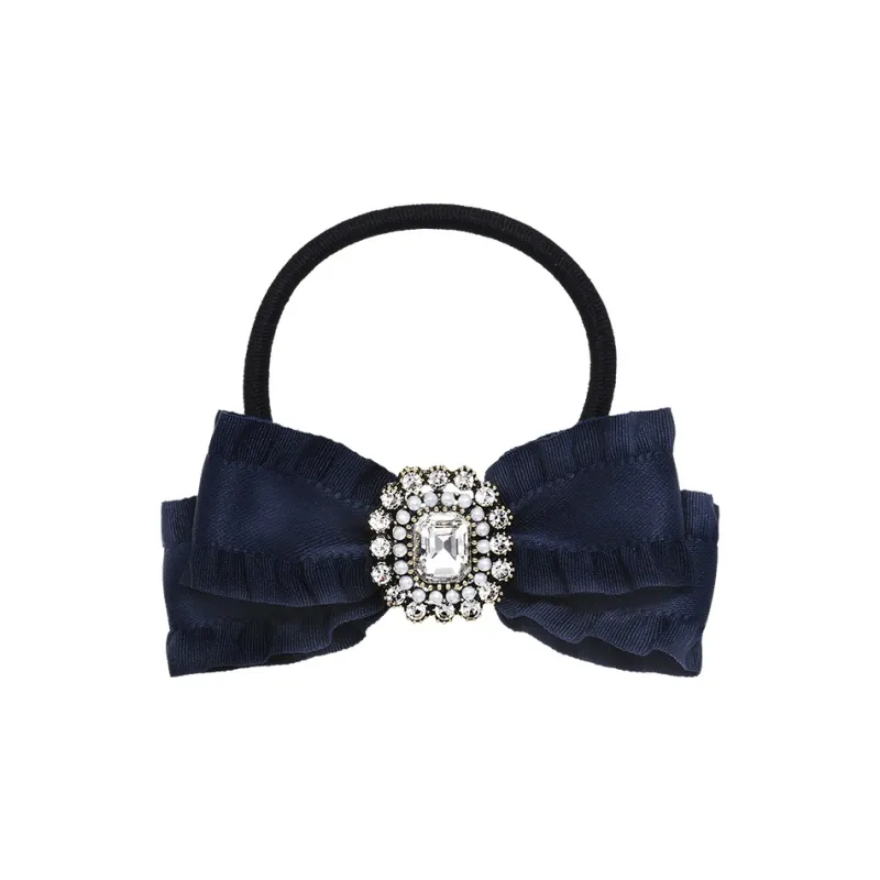 ROYALSASA Polyester Faux Crystal Hair Tie Women's-0