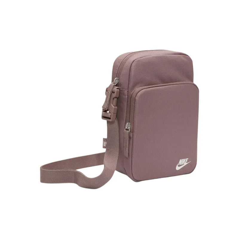 Nike Nylon With Polyester Shoulder Bag Crossbody Bag Unisex Smokey Mauve Red-1