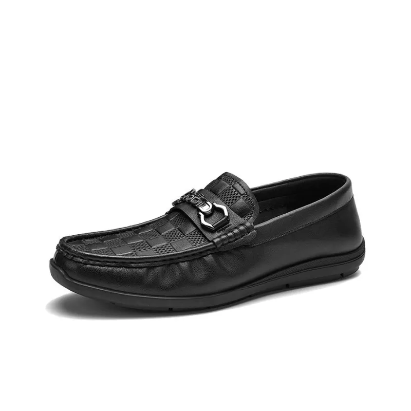 HLA Loafers Men Black-0