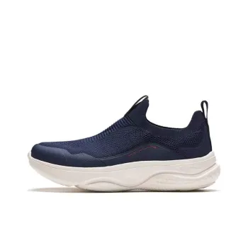 Anta Variety Training Collection Cushioned Wear Resistant Breathable Lightweight Low Top Training Shoes Men's Navy Blue