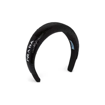 PRADA Headbands Women's Black