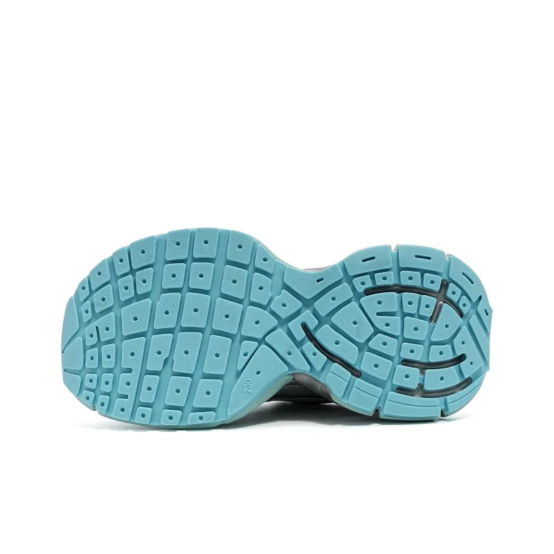 EBLAN Low Top Chunky Sneakers Women's Gray Blue-4
