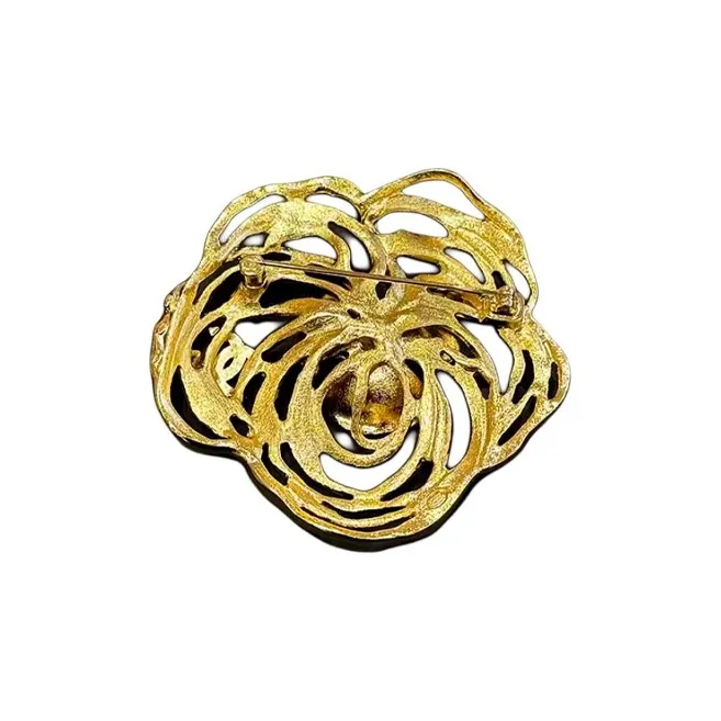 CHANEL 1986 1988 Camellia Brooch-2