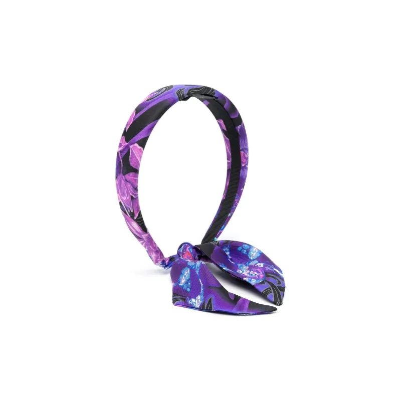 VERSACE Kids Tie-fastening Detail Head Band-0
