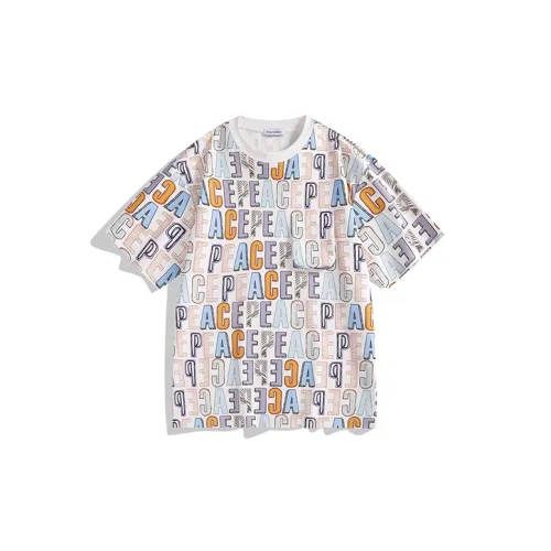 PEACEBIRD MEN T-Shirts Men Multicolor 1 Loose Fit