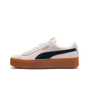 PUMA Vikky Stacked Retro Casual Skateboarding Shoes White Women's