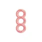 Classic Magic Hair Ring, Individual Matte Finish Pink (3 Pieces/Box)