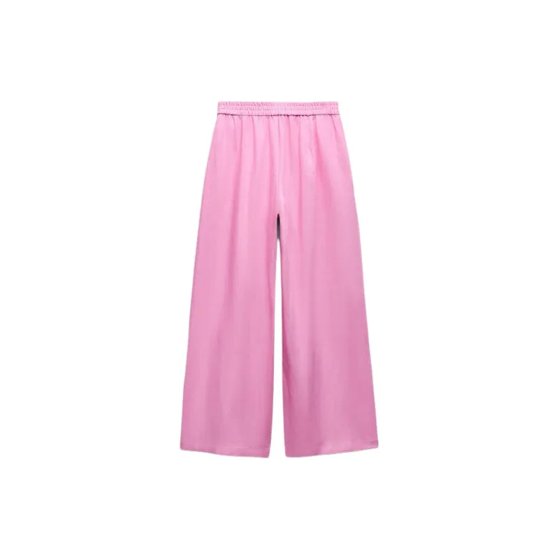ZARA Casual Pants Women's Pink-1