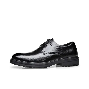 Romon Dress Shoes Men Low-Top Black