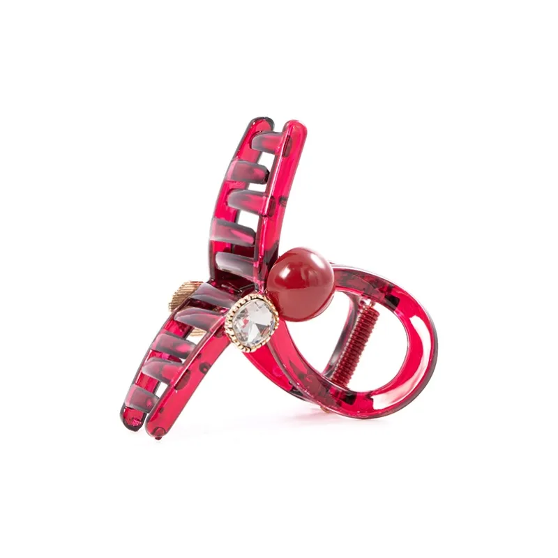 ZANC Acrylic Pearl Hair Clips Women's-5