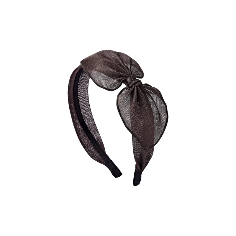 ROYALSASA Organza, Alloy Headband Headbands Women's-0