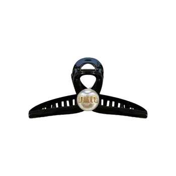 SENDME Pearl Hair Clips Women's Black