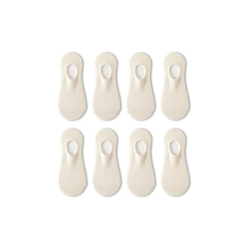 MANCHU No Show Socks Women's 8 Pack-3