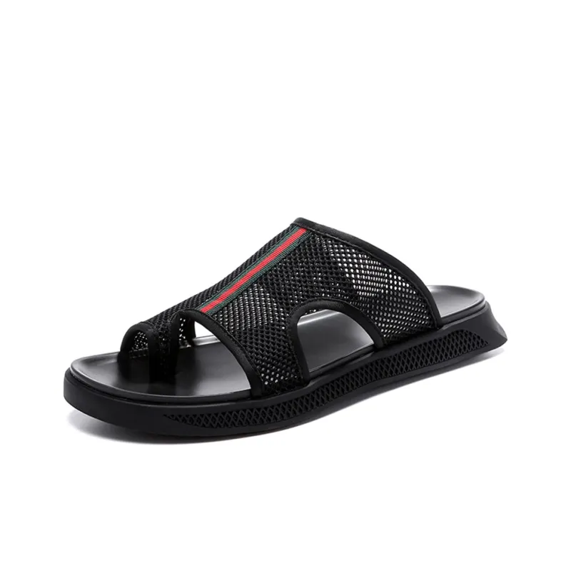 A Fairy Tale Of A Pair Of Shoes Slide Slippers Men's Black-1