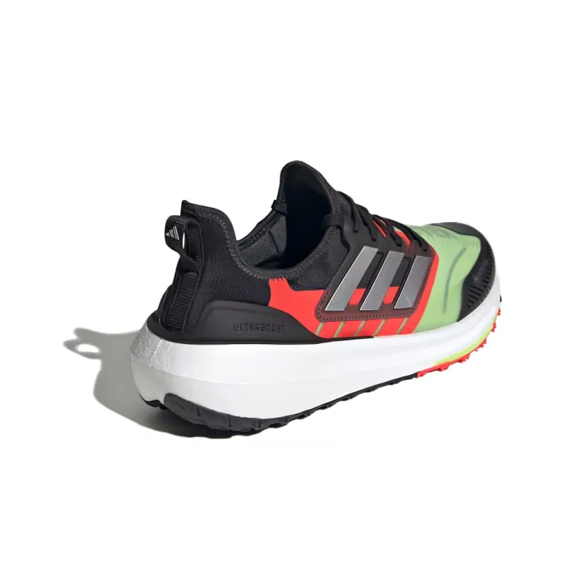 Adidas Ultra Boost Light Gore Tex Core Black Silver Metallic Lucid Lemon-4