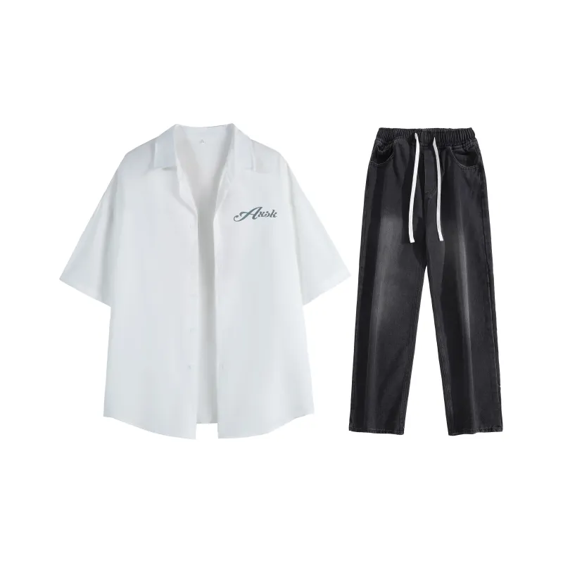 A.X.S.K Shirt Matching Set Unisex-9