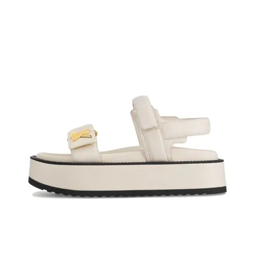 LOUIS VUITTON LV Sunset Beach Sandals Women's Ecru