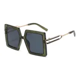 Green Frame with Black and Gray Lenses