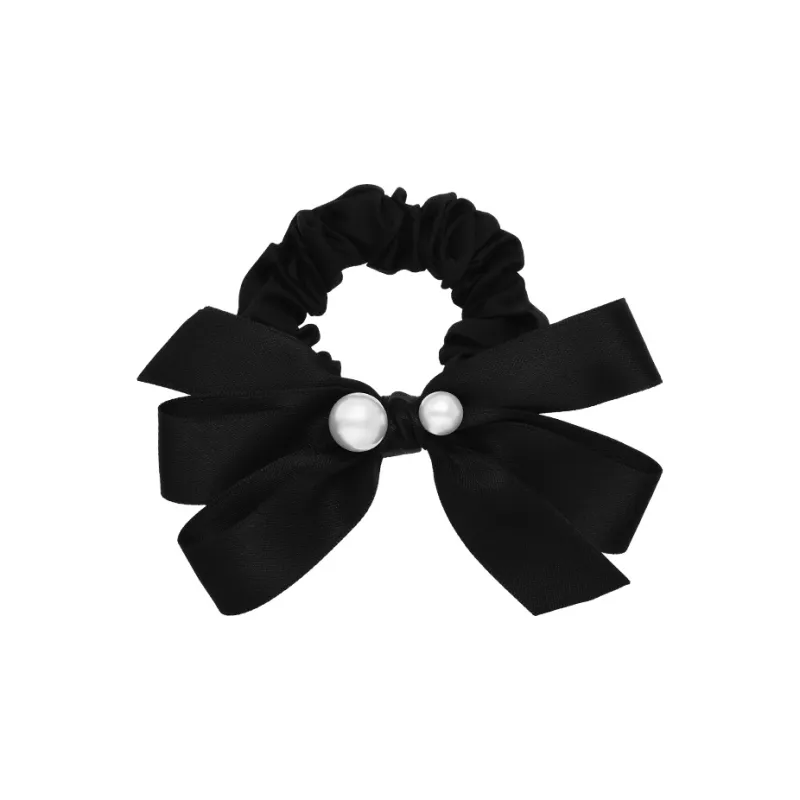 ROYALSASA Polyester Faux Pearl Hair Tie Hair Tie Women's-3