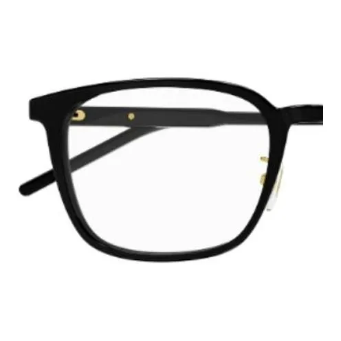 GUCCI Acetate Square Eyeglass Frames Men's Black-2