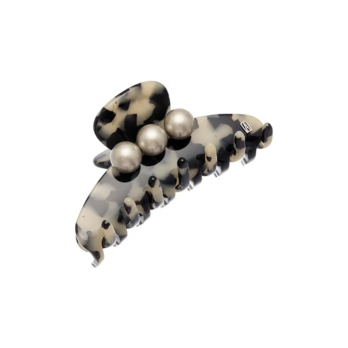 ALEXANDRE DE PARIS Jade Bead Medium Size Claw Clip Hair Accessories Women's-5