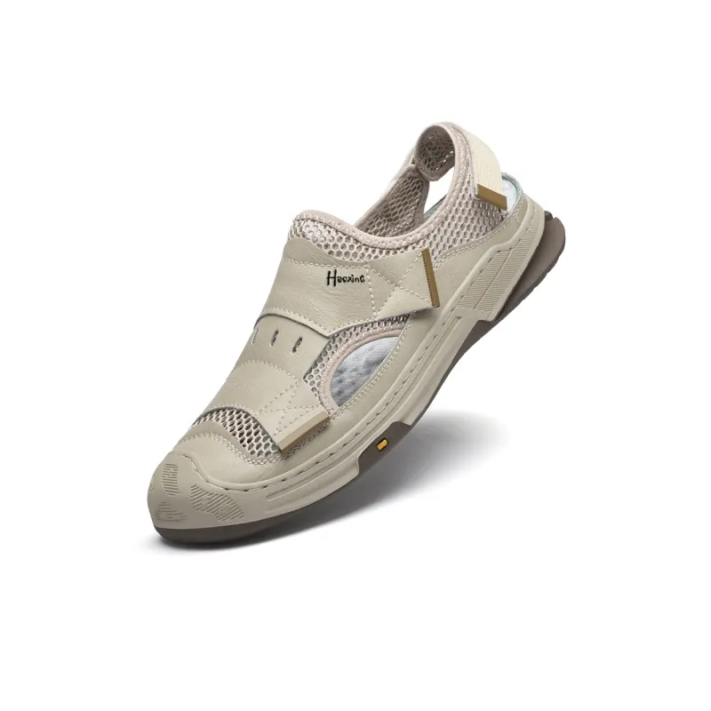 Extravagant Beach Sandals Men's Beige-2