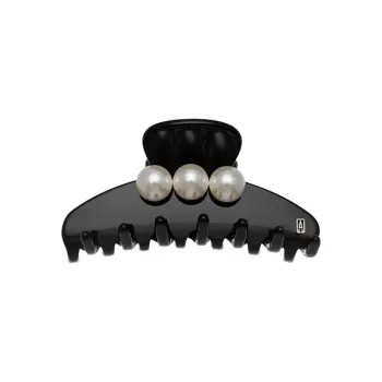 ALEXANDRE DE PARIS Jade Bead Medium Size Claw Clip Hair Accessories Women's