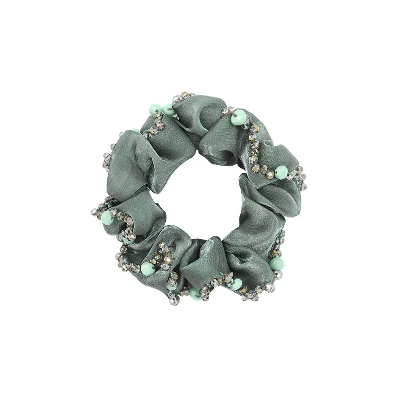 ROYALSASA Fabric Hair Tie Women's-2