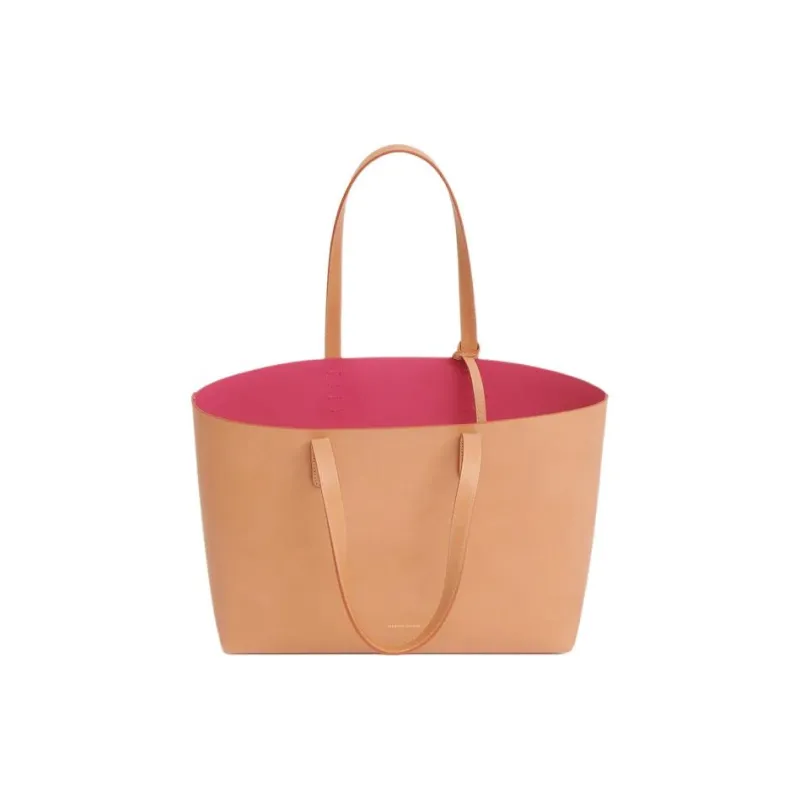 MANSUR GAVRIEL Plant Tanned Leather Tote Bag Shopping Bag Shoulder Bag Handbag Small Size Women's Camel/Red Pink-2