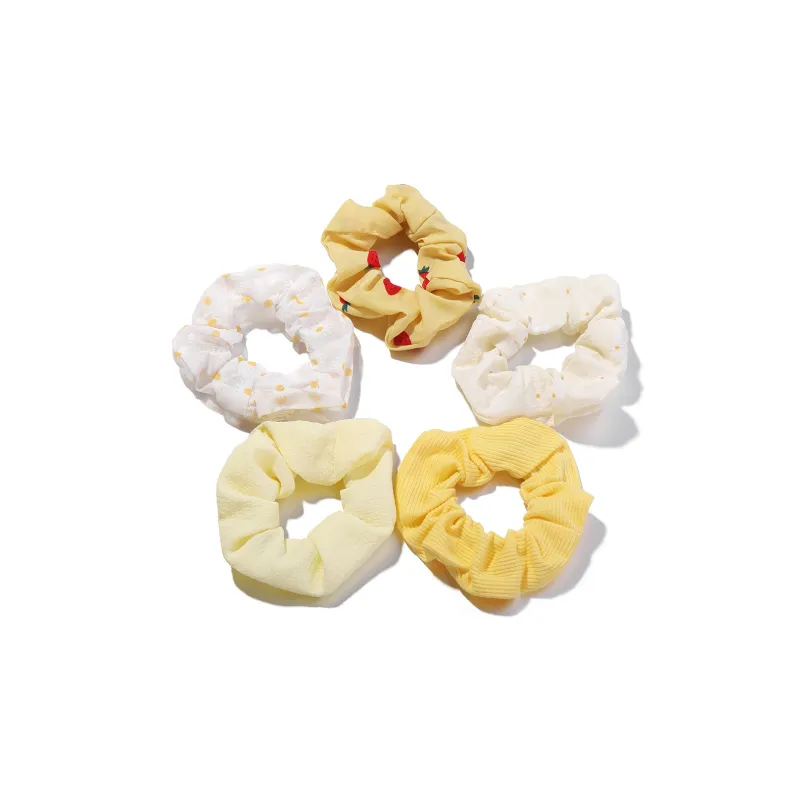 Clect Hair Tie Women's Yellow Beige-0