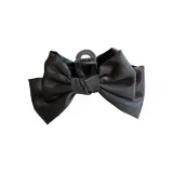 Princess on The Run Bowknot Claw Clip, Black