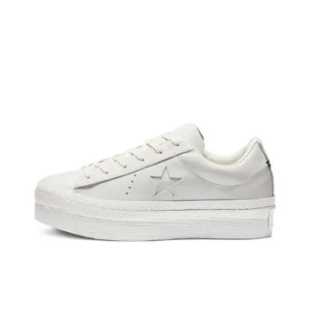 One Star Women's Converse Platform Low 'Vintage White' Women's