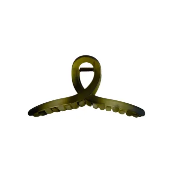 SENDME Hair Clips Women's Matte Green Hair Clip Hanger Style
