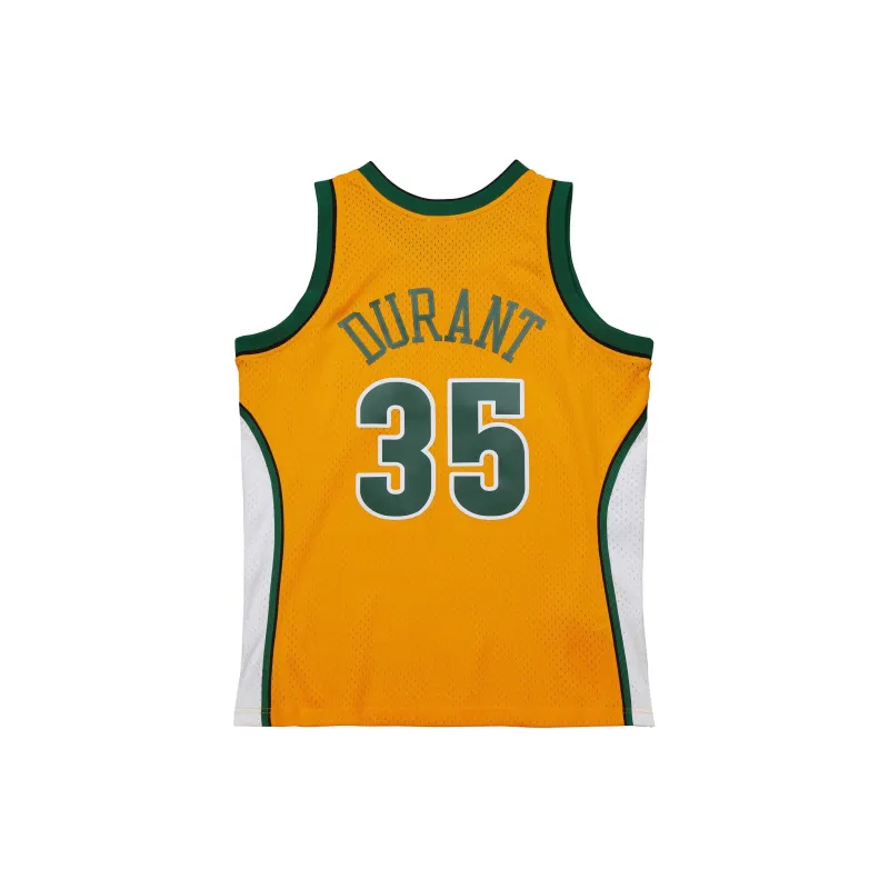 Mitchell & Ness Basketball Jerseys SW Fan Edition Durant Rising Stars Season Supersonic Team KD Men's Yellow-1