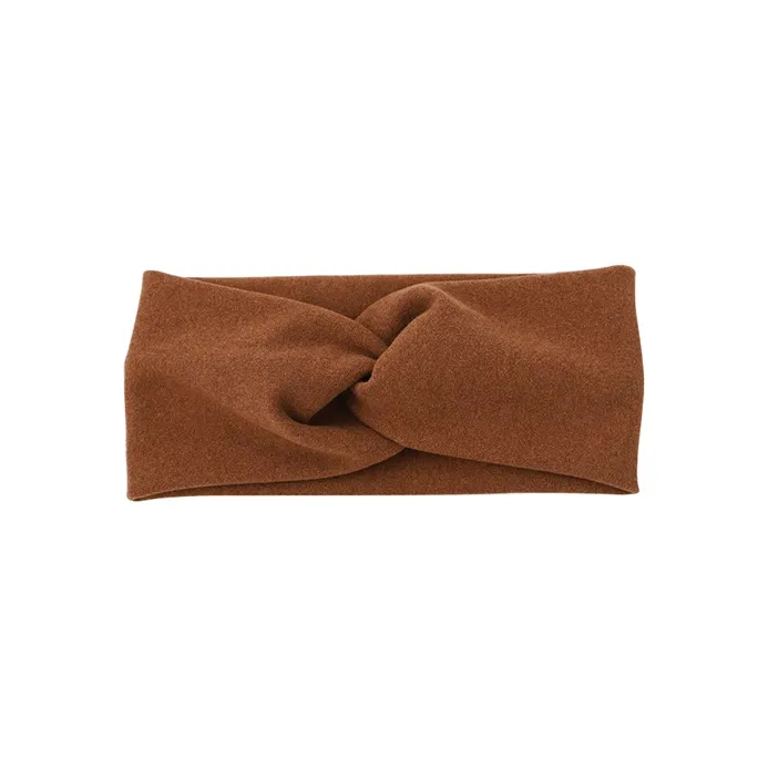 LILY&LOTTY Polyester Hair Bands Women's Black/Purple/Oat/Khaki/Pumpkin Brown-3