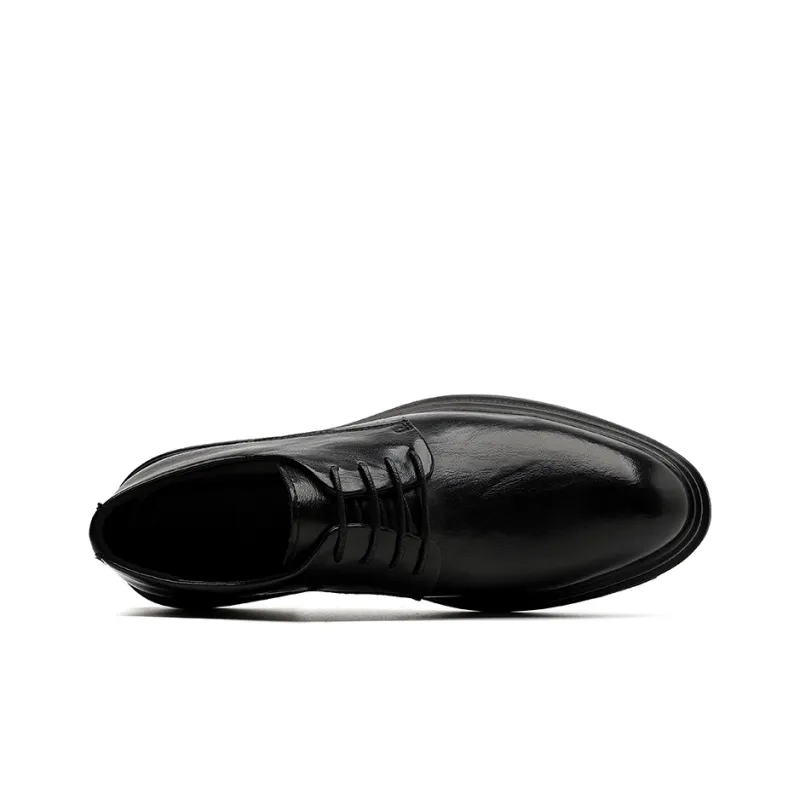 V ZERO FIVE Dress Shoes Men Low Top Black-2