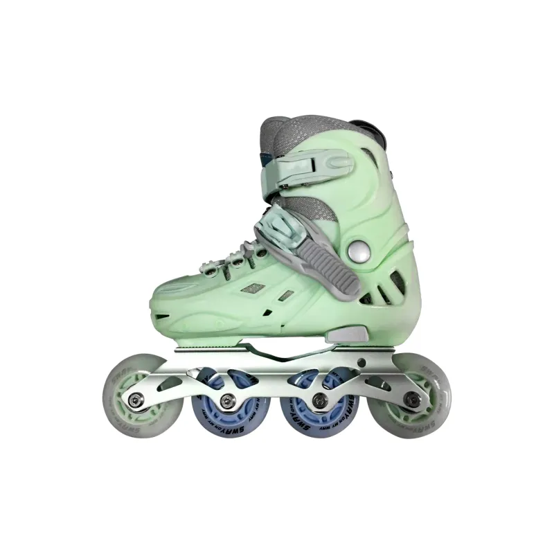 Sway Inline Skate Unisex White/Pink/Green-17
