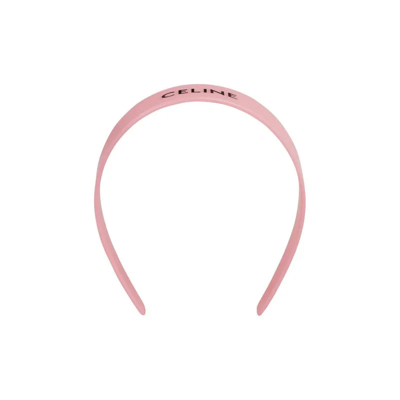 CELINE Acetate Headbands Women's Pink-0