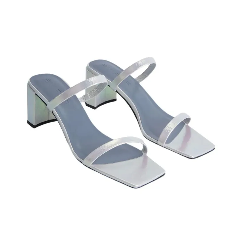 By Far Tanya Slip-Resistant Slide Slippers Women's White-2