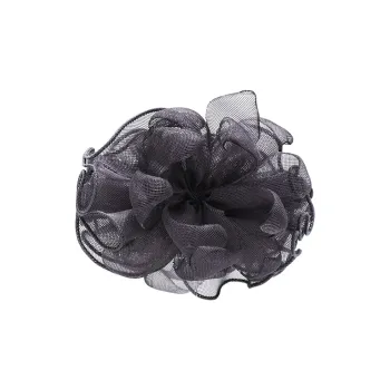 ROYALSASA Silk Chiffon Hair Clips Women's