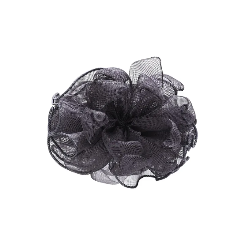 ROYALSASA Silk Chiffon Hair Clips Women's-0