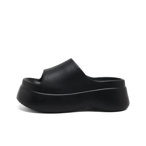 EXULL Q Slide Slippers Women's Black